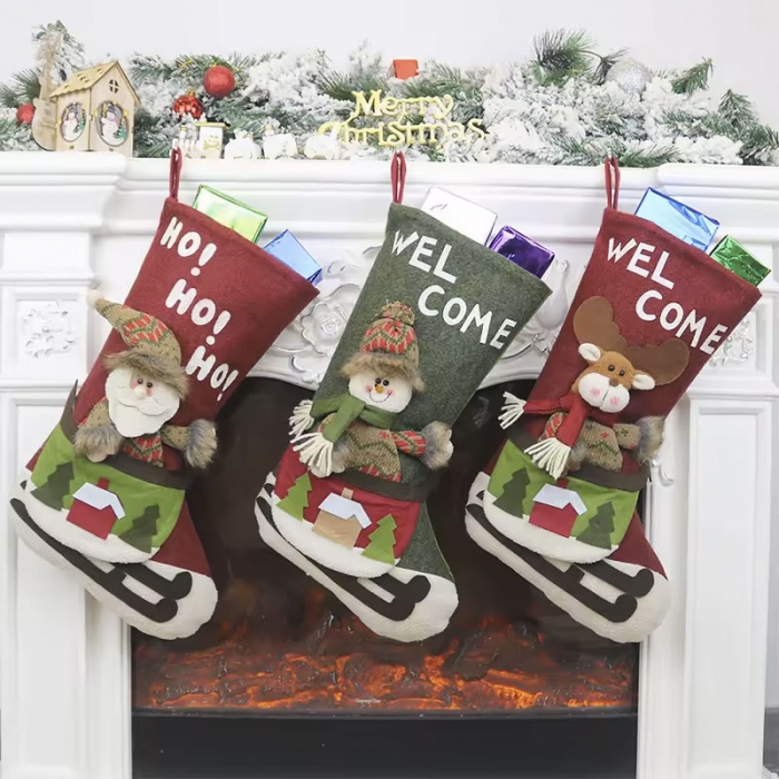 Children gift bag Christmas socks