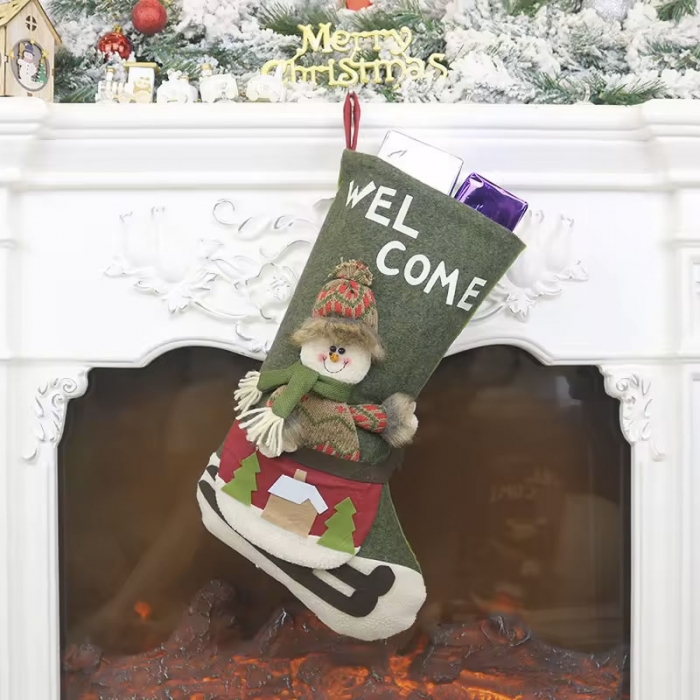 Children gift bag Christmas socks