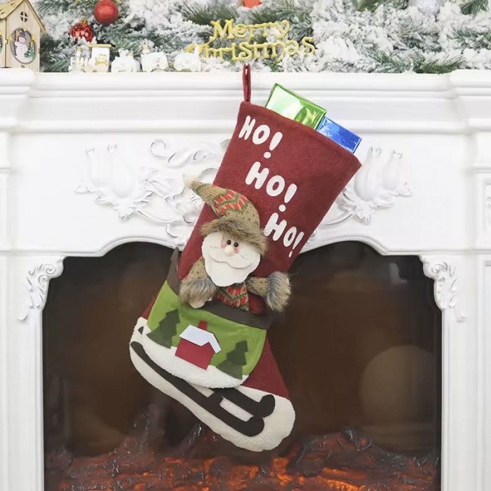 Children gift bag Christmas socks